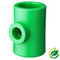 T-piece reducer Series: Green pipe PP-R Plastic welded end/Plastic welded sleeve